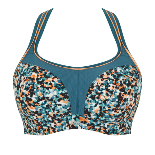 BNWT 30D PANACHE Sport 5021 Teal/Lime Underwired Moulded Cup Sports Bra Gym  £12.50 - PicClick UK