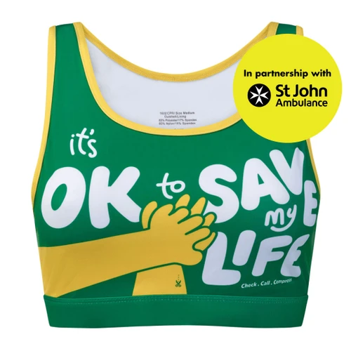 St John Ambulance CPR Bra - Action Sports Bra