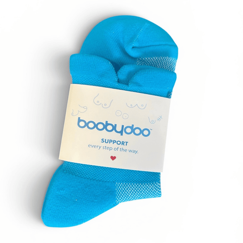 boobydoo Performance Runner Quarter Sock - Blue