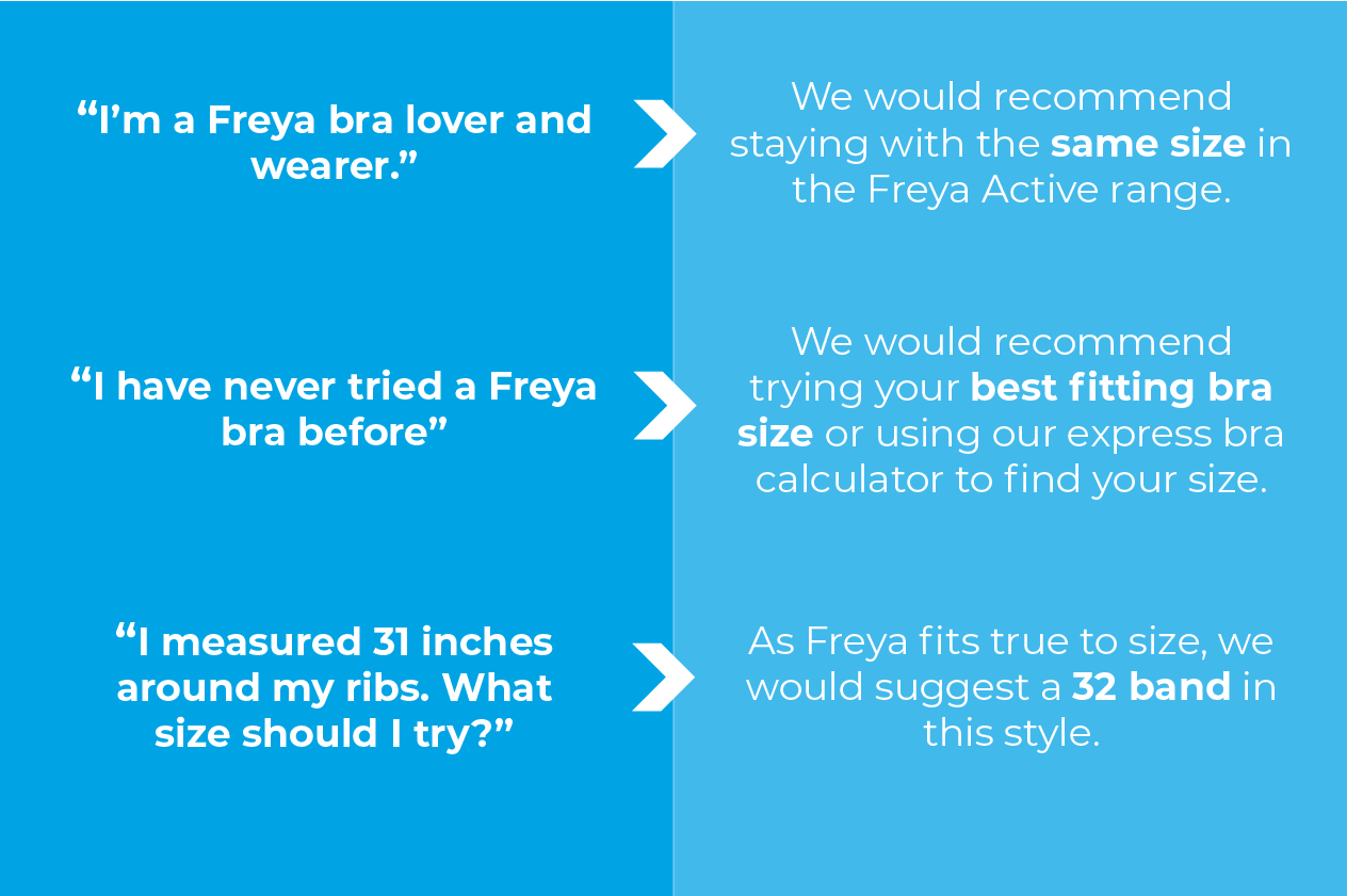 Freya Bottom Size Chart
