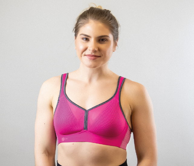 Sculpt Racerback V Neck Padded Running Bra