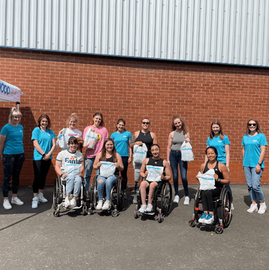 The British Women's Wheelchair Basketball team