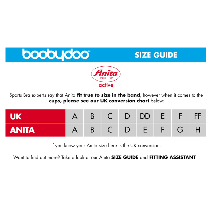 Sports Bra Size Calculator, Anita Fitting Guide