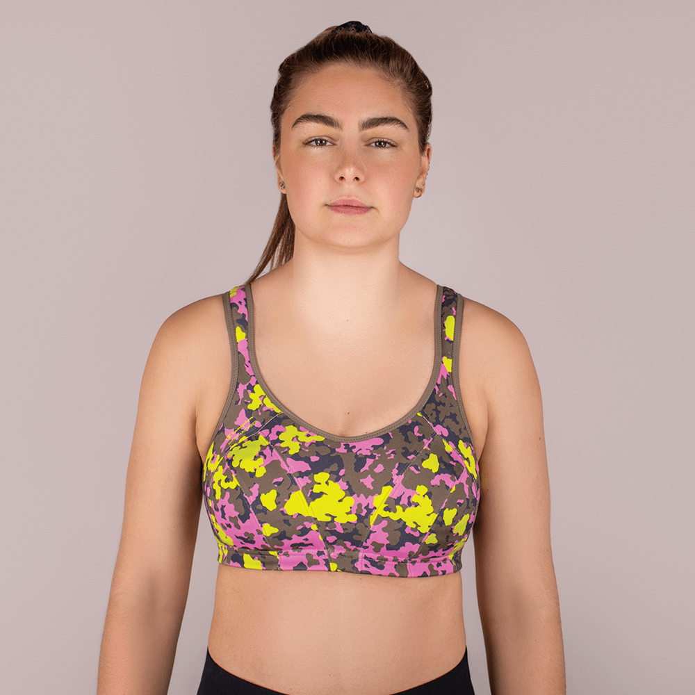 Pack of 6 Colour Wireless Sports Bra's - 8924 (36B/40B/40C/40D)