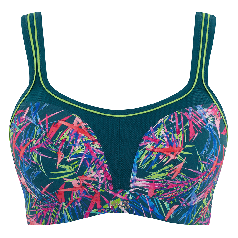 triaction by Triumph HYBRID LITE NON-WIRED PADDED - High support sports bra  - forest/dark green 