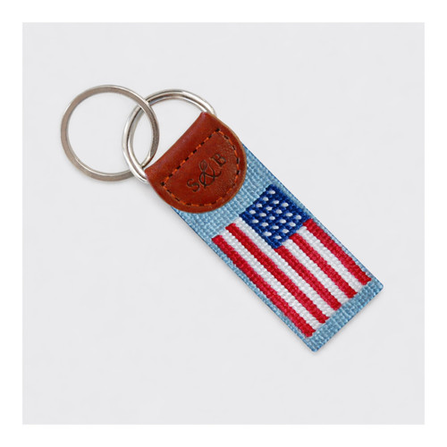 American Flag Key Fob