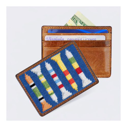 Golf Tees Card Wallet (Blueberry)