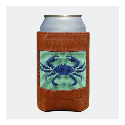 Blue Crab Can Cooler (Mint)