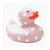 Pink Polka Dot Rubber Duckie