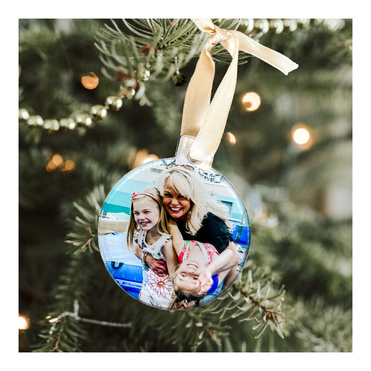 Photo Ornament - Round Shape