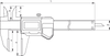 Mitutoyo Digital ABSOLUTE Scribing Caliper, 0-150mm - 573-676-20