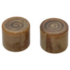 Garland Rawhide Replacement Hammer Tips (Pair), 1-1/2" Face Diameter - 21002-1