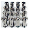 JET Premium 5C Collet Set, 18 Piece, 1/16" to 1-1/8" by 16ths with Metal Rack - 650015