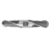 Precise 1/4" x 3/8" HSS 2 Flute Double End Balls Nose End Mill - BED-113