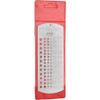 SPI Drill Gage, #1 - 60 Wire Gage Sizes, 6" Long, 2-1/2" Wide, 60 Holes - 14-188-7