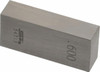 Rectangular Steel Gage Block, Grade 0, Size: 0.60000" - 12-709-2
