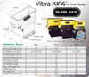 Burr King Vibra King Chamber, Model 85, 3 HP, 220V 3-Phase, with Timer & Magnetic Starter - 85303