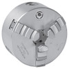 Bison 3-Jaw Self-Centering Scroll Chuck, Plain Back #3204, 4" Diameter - 7-810-0400