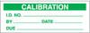 SPI Clear Cover Calibration Labels Color: Green-White - 14-011-1