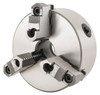 Interstate 3-Jaw Plain Back Self-Centering Lathe Chuck, Two-Piece Hardened Reversible Jaws, 6" dia. - 34-672-6