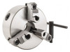 Interstate 3-Jaw Plain Back Self-Centering Lathe Chuck, Two-Piece Hardened Reversible Jaws, 6" dia. - 34-672-6