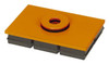 Mason Neoprene & Steel Vibration Isolation Pad #MBSW8X8, Type MBSW, 8" x 8" x 1", 3200 lbs. Max Load - 35-267-4