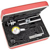 Starrett Dial Test Indicator Kit 709BCZ #64220, 0.06" Range, 0-15-0 Dial Reading, 0.0005" Graduation, 1-3/8" Dial Diameter, White Dial - 11-895-0