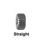 Precise Pair of Replacement Straight Knurls - 210012S