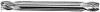 Putnam 2 Flute HSS Double End Mill, 15/32" Mill Dia, 1/2" Shank Dia, 13/16" LOC - 45-630-1