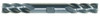 Putnam 4 Flute M-42 Cobalt Centercutting Double End Mill, 1/4" - 45-847-1