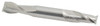 Atrax 2-Flute Centercutting Double End Mill, 1/2" Mill Dia., 1/2" Shank Dia., 1" LOC - 45-283-9