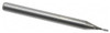 Atrax 2-Flute Centercutting Ball Single End Mill, 1/32" Mill Dia., 1/8" Shank Dia., 3/32" LOC - 45-509-7