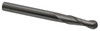 Atrax 2-Flute Centercutting Ball Single End Mill, 3/16" Mill Dia., 3/16" Shank Dia., 5/8" LOC - 45-520-4
