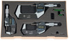 Mitutoyo 293-960 IP65 Digimatic Coolant-Proof Micrometer SET, 0-3" - 11-776-2