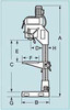 Clausing/Ibarmia Series X32 Gear Drive Round Column Drill, with Mechanical Clutch & Auto Feed Reversing - AX32RS