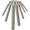 Value Collection HSS Taper Pin Reamer Set, 11 Pieces, #10 to #0 Pin, Straight Shank, Straight Flute, Right Hand Spiral, Right Hand Cut, High Speed Steel, Bright Finish SM280011S - 43-452-2