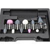 Value Collection 1/4 Spindle, 22,000 RPM, Straight Handle, Air Straight Die Grinder Kit, 4 CFM Air Consumption, 90 psi, 1/4 Inlet, 0.45 hp WF-005 - 51-036-2