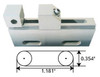Precise Stainless Steel EDM Precision Vise, 6" Jaw Opening - 202-1051
