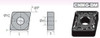 Precise CNMG/DM BLACK DIAMOND COATED CARBIDE INSERTS