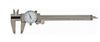 Value Collection 0" to 6" Range, 0.001" Graduation, 0.1" per Revolution, Dial Caliper White Face - 51-505-6