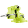 Wilton High-Visibility Safety Mechanics Bench Vise #1550, 5" Jaw Width, 5-1/4" Jaw Opening, 3-3/4" Throat Depth - 76-675-8
