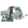 Wilton Heavy-Duty Mechanics Bench Vise #744, 4" Jaw Width, 4-1/2" Jaw Opening, 3-7/16" Throat Depth - 76-666-7