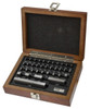 Value Collection Rectangular Gage Block Set, Steel, Grade AS-1, 36 Pieces, 0.05 to 4" - 50-047-0