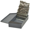 Hertel Screw Machine Length Drill Set, 29 pcs., 1/16 - 1/2" x 64ths, 118° Drill Point, HSS Bright, General Purpose, Standard Point - 49-184-5