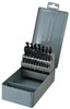 Interstate Screw Machine Length Drill Set, 26 pcs., A - Z, 118° Drill Point, HSS Black Oxide - 49-183-7