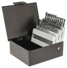 Interstate Screw Machine Length Drill Set, 60 pcs., #1 - 60 Wire Gage, 118° Drill Point, HSS Black Oxide - 49-181-1