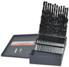 Hertel Jobber Length Drill Set, 60 Pieces, #1 - 60 Wire Gage, HSS Black Oxide, 118° Drill Point, General Purpose - 49-168-8