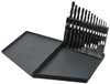 Hertel Jobber Length Drill Set, 13 Pieces, 1/16 - 1/4" x 64ths, HSS Black Oxide, 118° Drill Point, General Purpose - 49-148-0