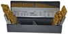 Hertel Jobber Length Drill Set, 115 Pieces, HSS TiN Coated, 118° Drill Point, General Purpose - 49-137-3
