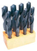 Shop Grade HSS 118° 1/2" Shank Silver & Deming Drill Set, 10 pcs. - 48-317-2